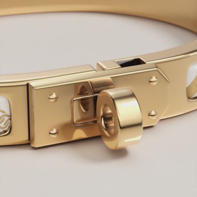 “Mini Clic Kelly格子花呢与链条”手镯,当前为第2张(共4张)